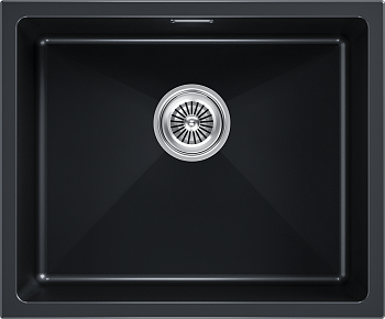 Кухонная мойка Paulmark LUMI 55UNI LU55-BLM 46х56 цвет черный металлик